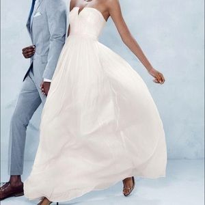 J.Crew Nadia Silk Chiffon Wedding Dress Sz 12